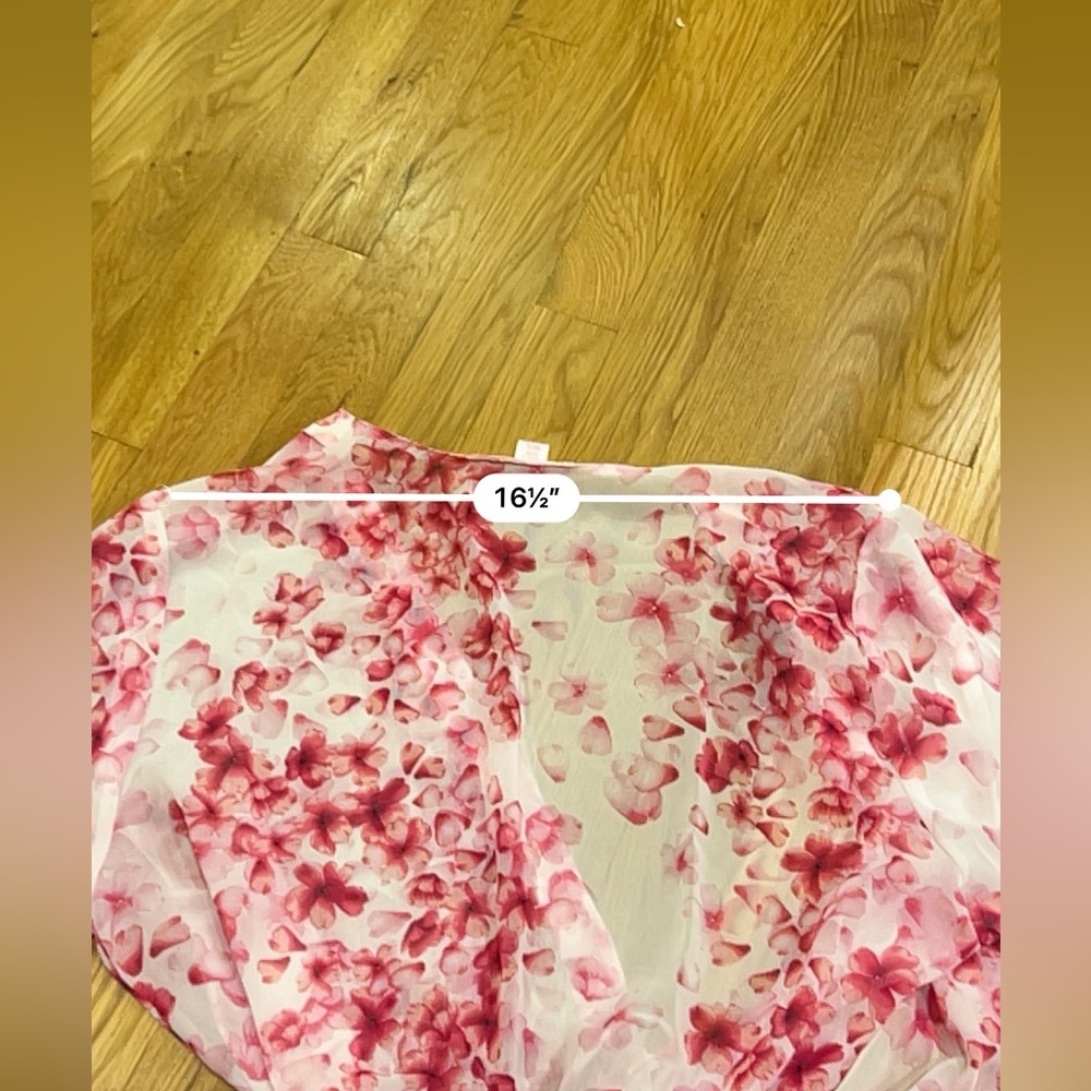 Oscar de la Renta Sheer Pink Robe - Picture 4 of 6
